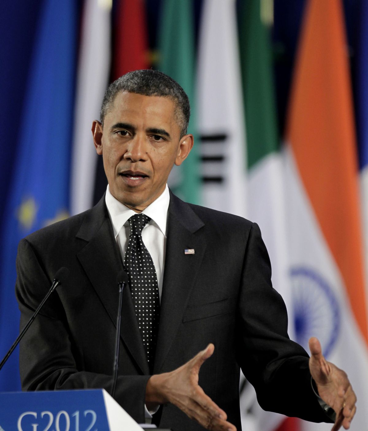 Obama en la rueda de prensa tras la cumbre del G-20 en Los Cabos