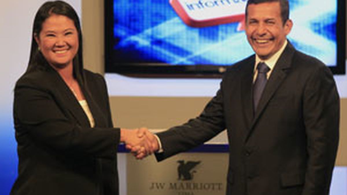 Keiko Fujimori y Ollanta Humala. GTRES.