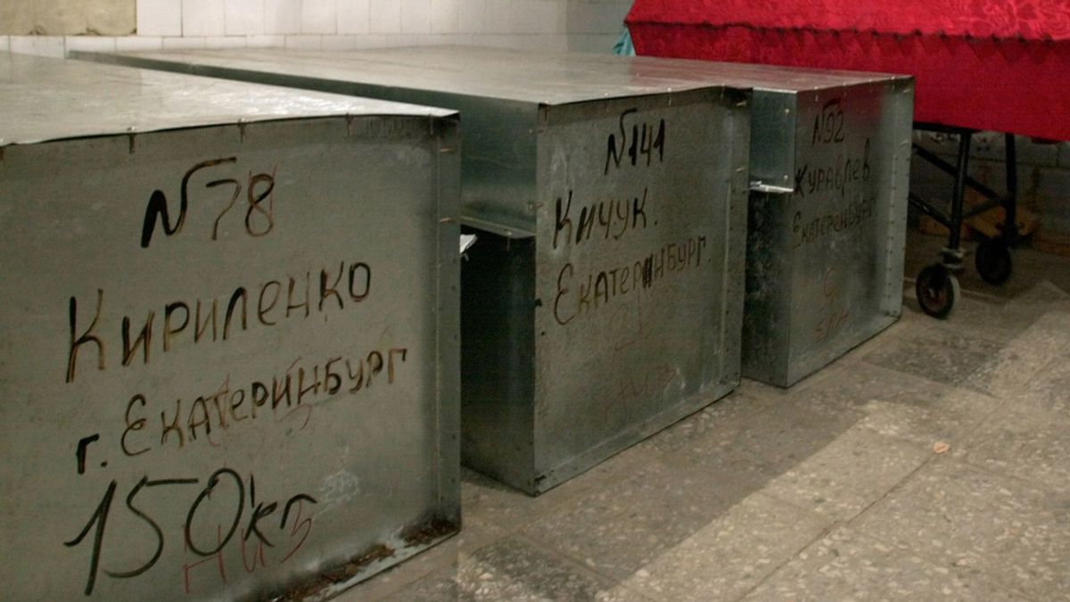 Morgue en Siberia, Rusia