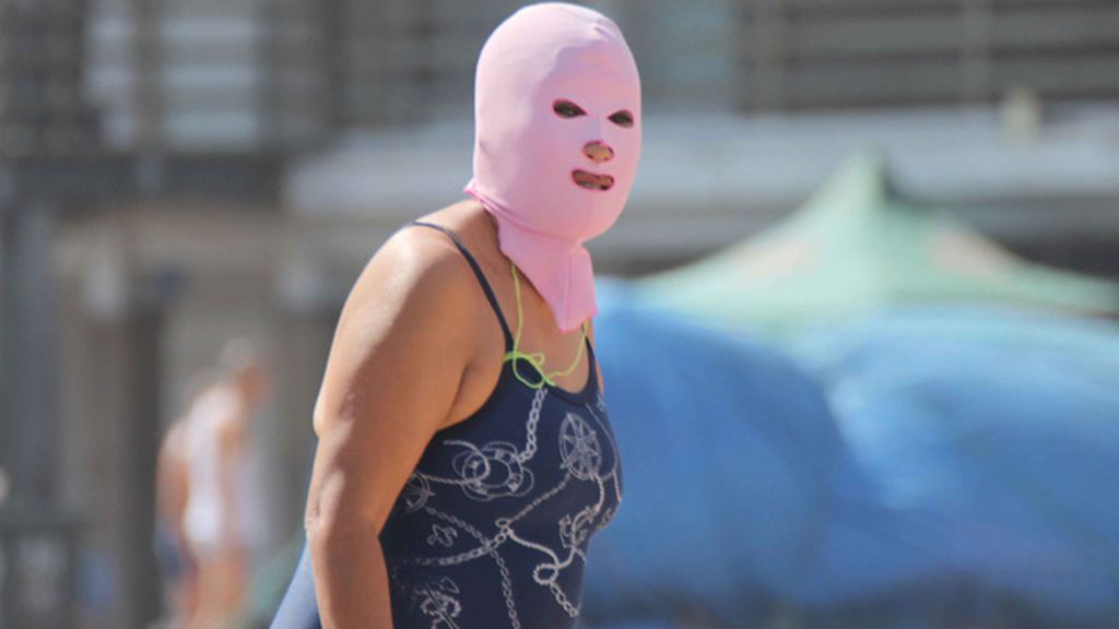 En las playas chinas