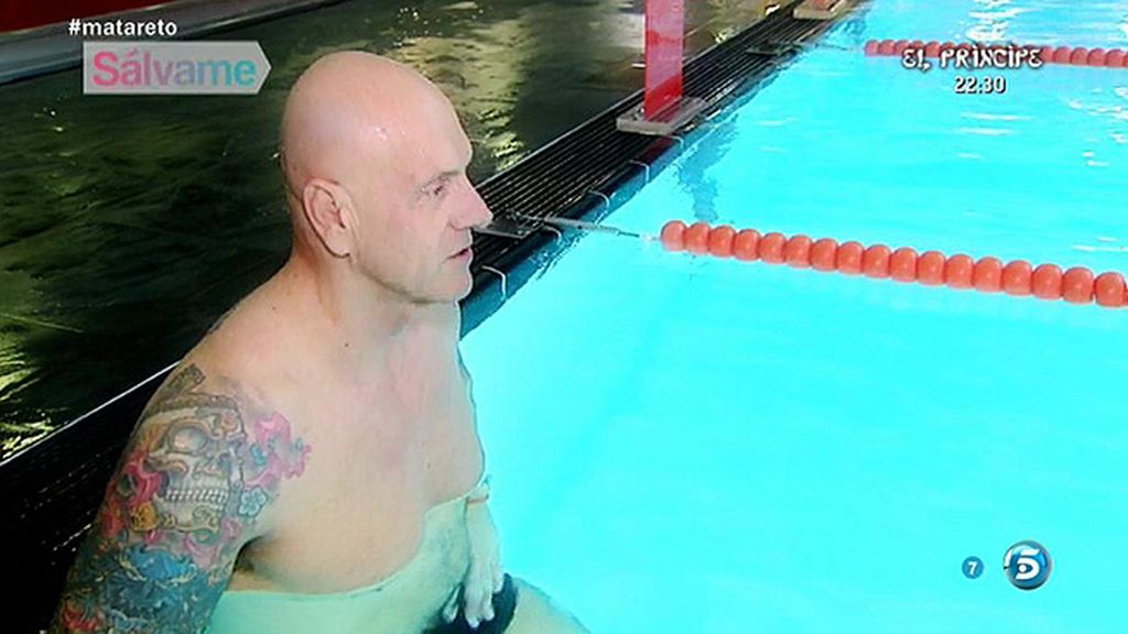 El colaborador, que asegura odiar el agua, deja el entrenamiento