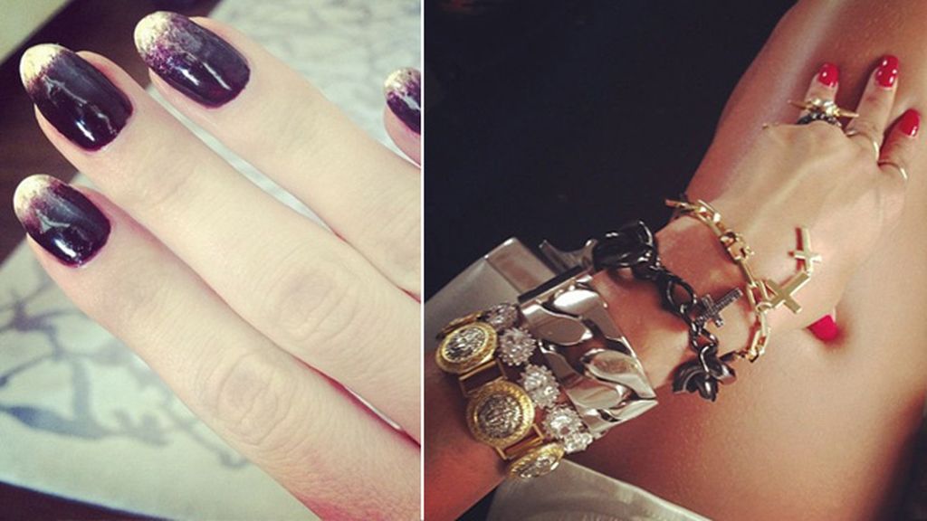 Uñas de famosas en Instagram