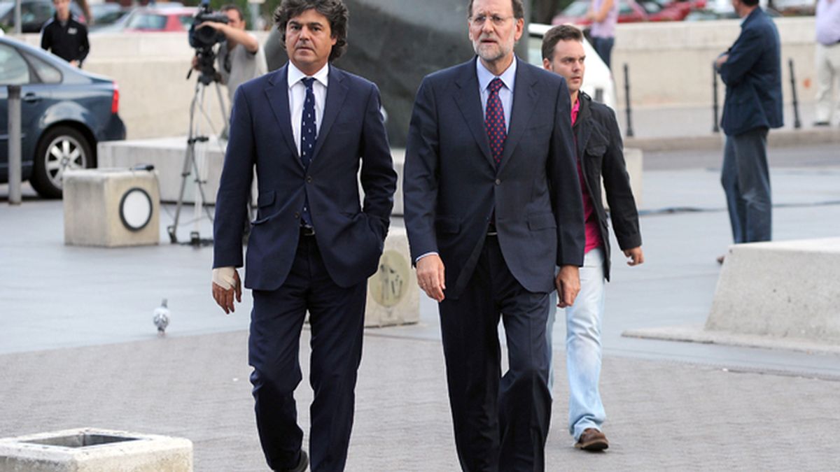 Mariano Rajoy y Jorge Moragas
