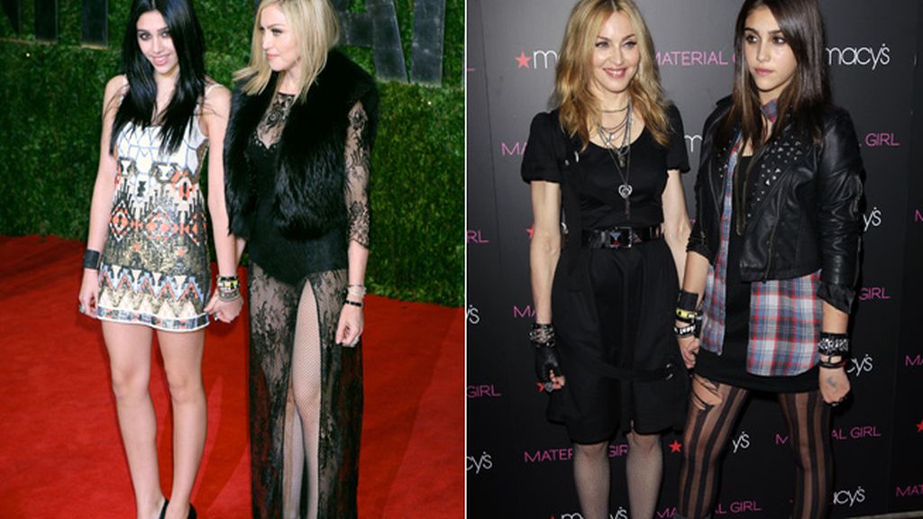 Lourdes Maria con su madre Madonna