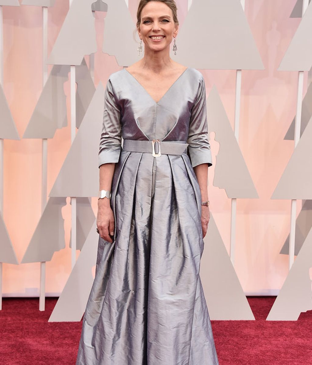 Tori Kove en la alfombra roja de los Oscar