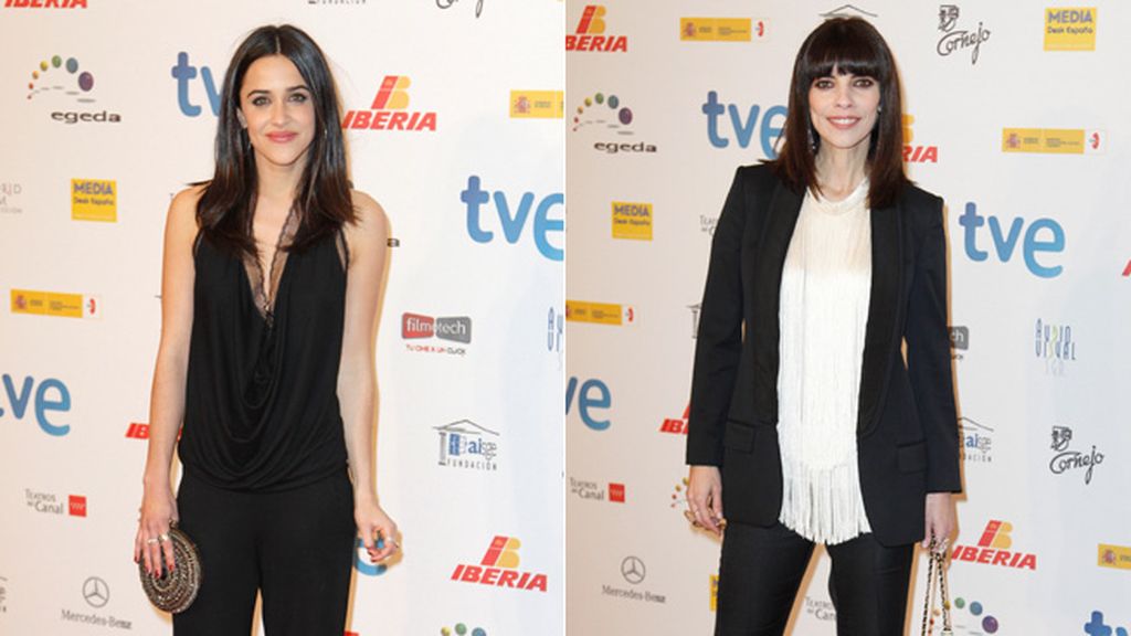 Las actrices de 'Blancanieves' optaron por los pantalones