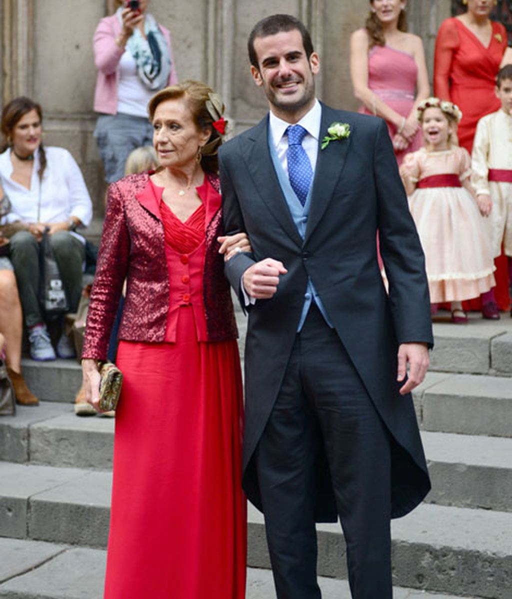 Pablo Lara con su madre Consuelo García Piriz