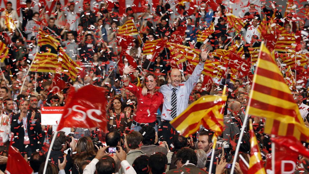 Mitín Alfredo Pérez Rubalcaba