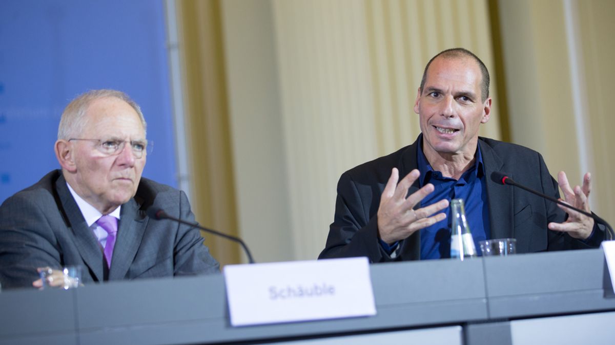 Yanis Varoufakis pide tiempo para un nuevo rescate en su visita a Alemania