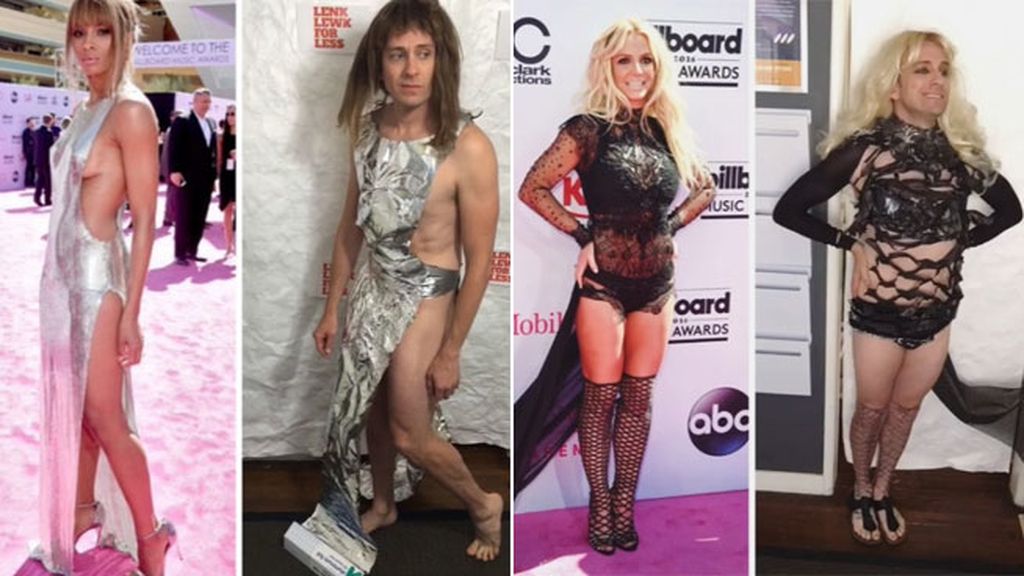 Para ser Ciara solo se necesita un poco de papel plata y una bolsa negra para Britney