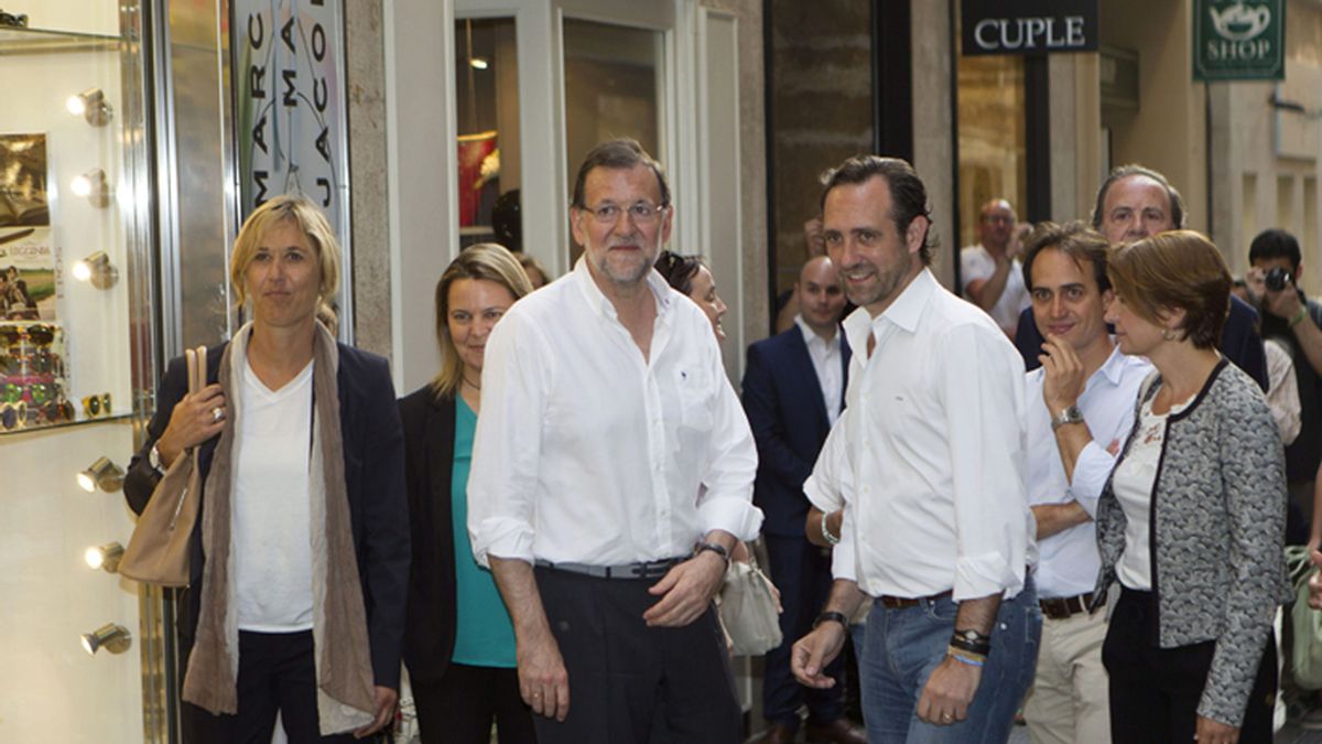 Rajoy, de campañana por Mallorca