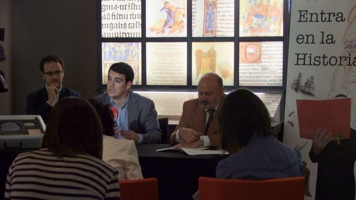 Presentación del programa educativo para colegios del Museo del Libro de Burgos