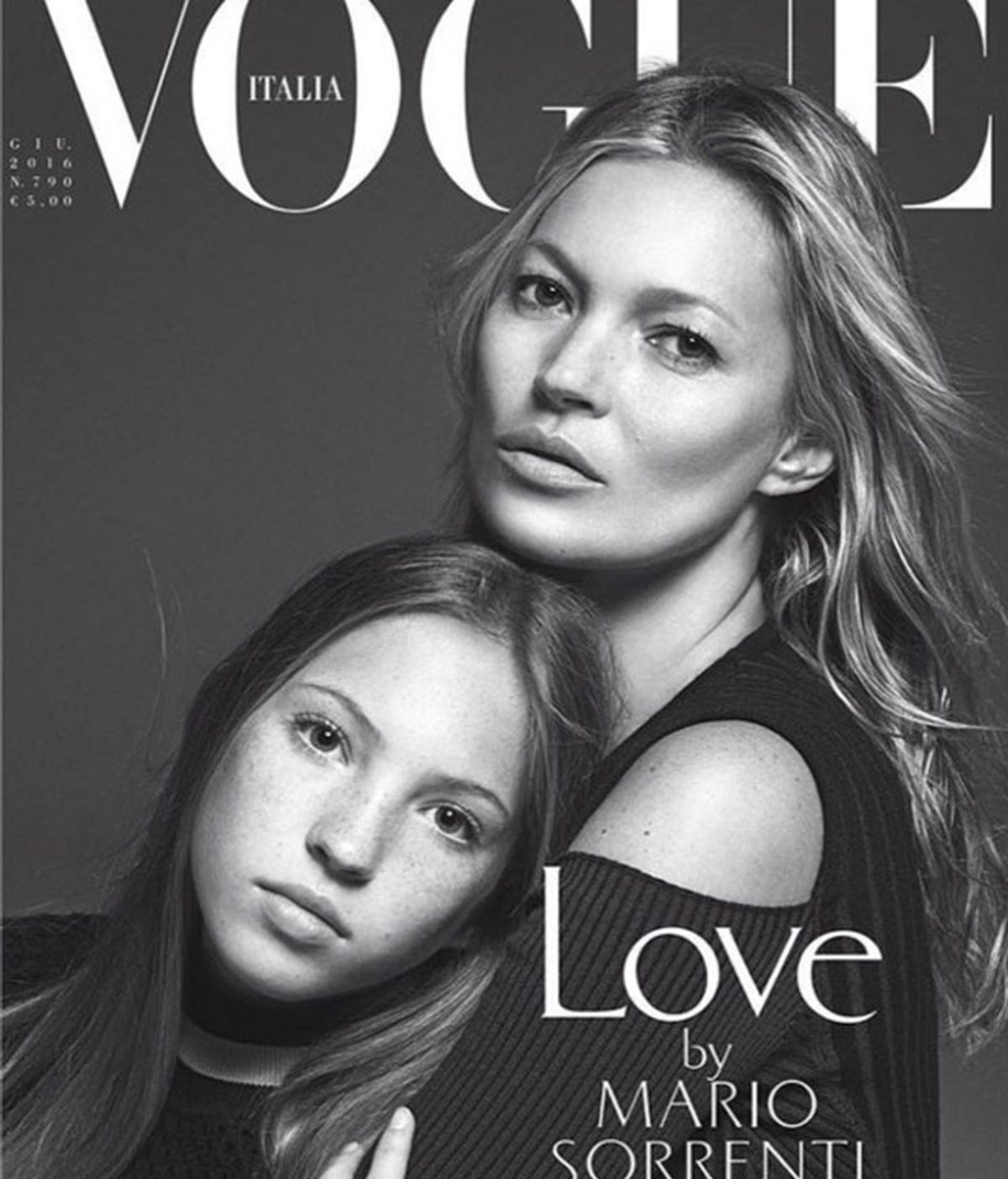 La primera portada de Vogue de la hija de Kate Moss con 13 años