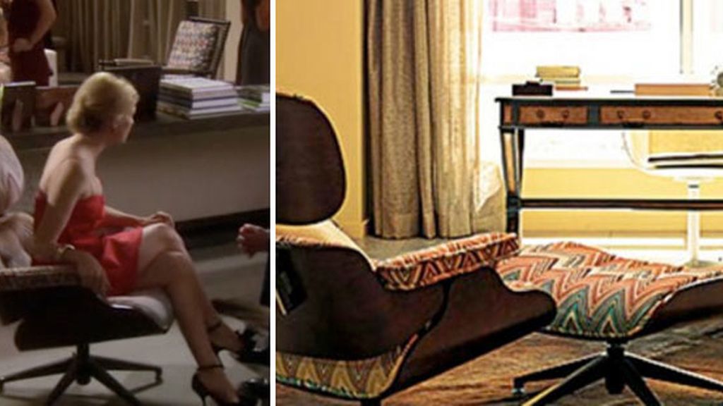 La butaca de Lily, la cama de Serena y las sillas de Blair...