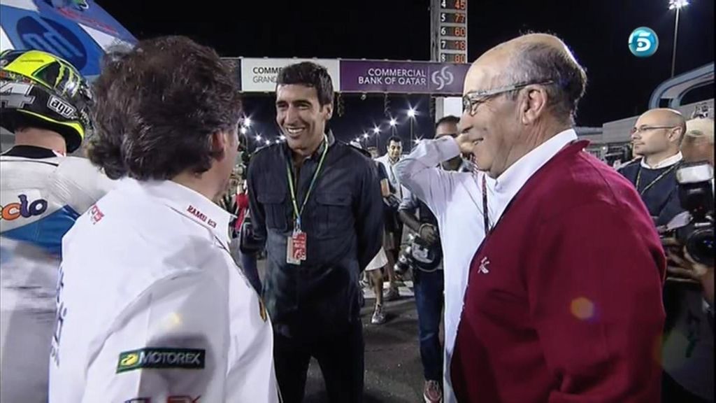 Las fotos de Raúl y Míchel Salgado en el paddock de Losail