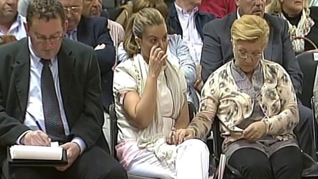 Atenta durante el juicio