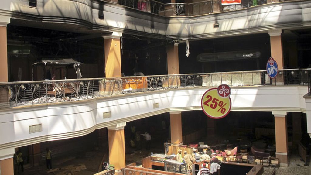 Así quedó el centro comercial de Nairobi tras el ataque terrorista