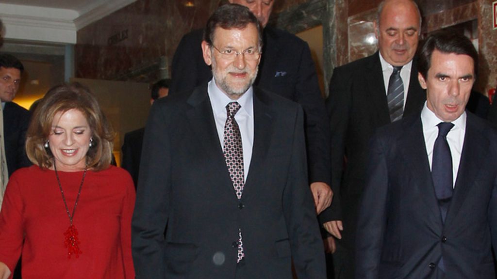 Rajoy quiso apoyar a su antecesor y a la alcaldesa de Madrid