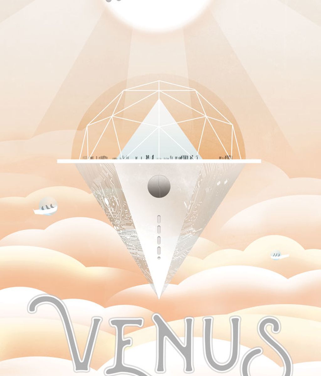 La NASA publica carteles románticos sobre viajes futuristas al espacio