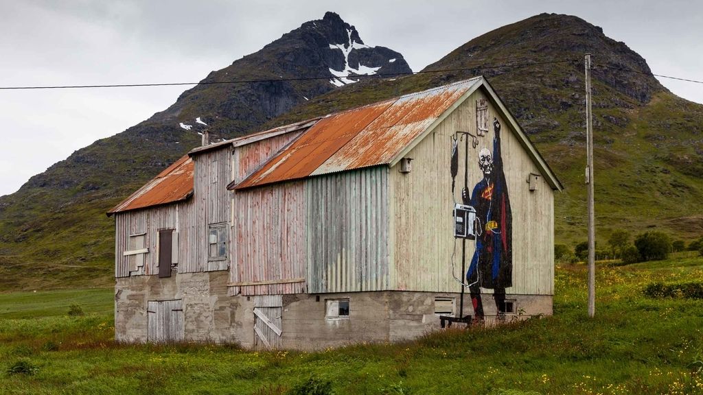Arte callejero abandonado