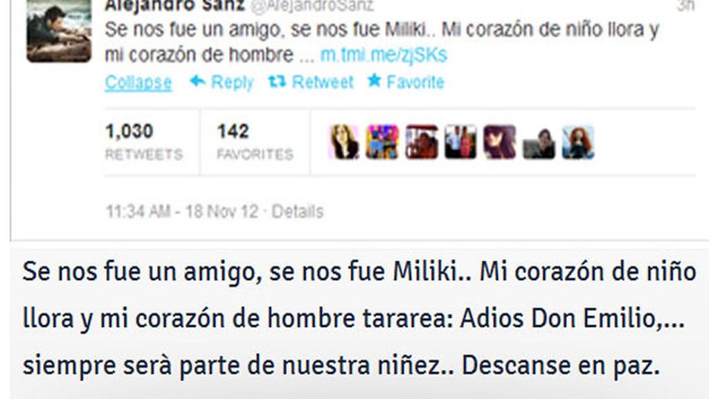 Adiós tuitero al Payaso de la Tele