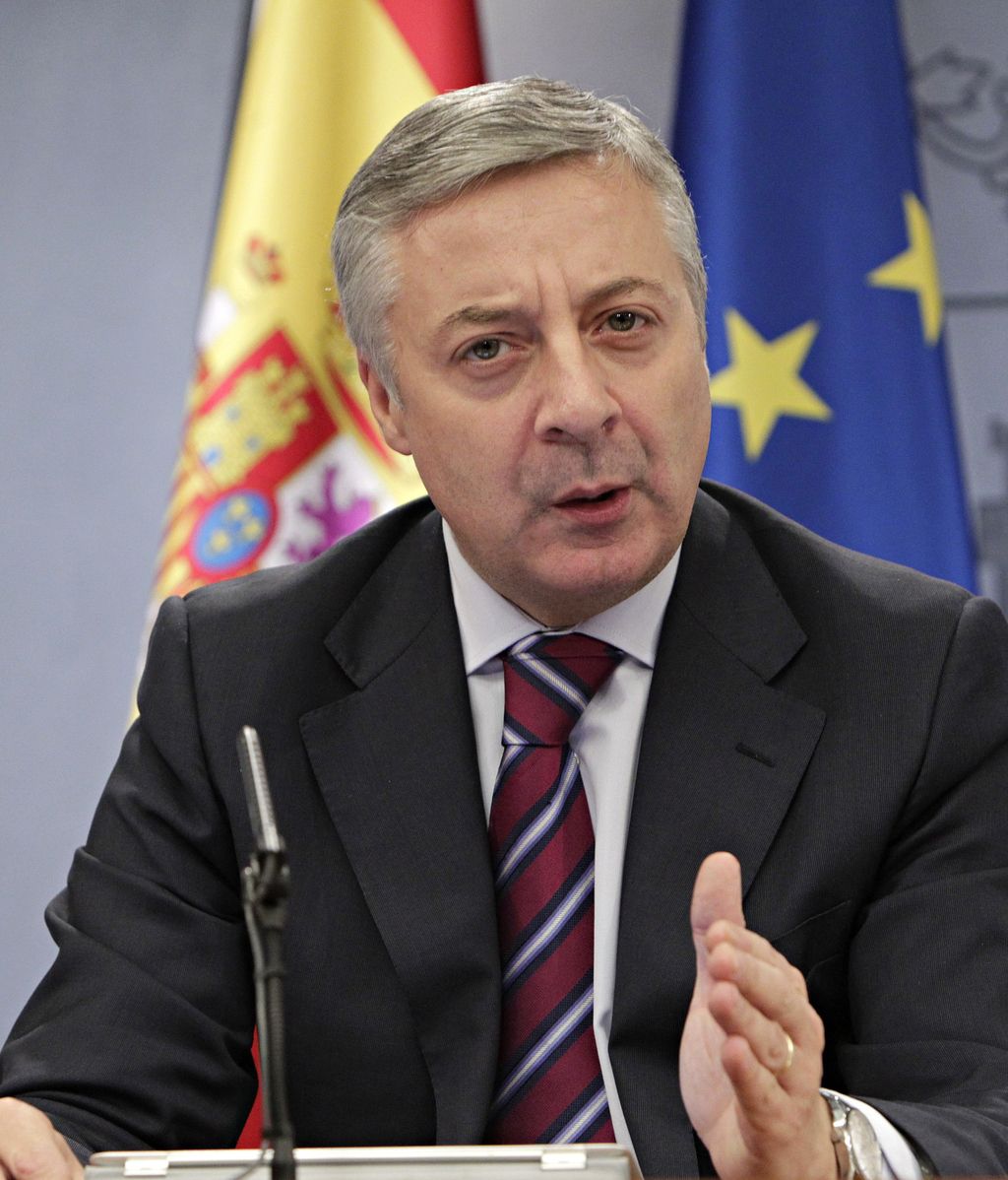 José Blanco, ministro de Fomento en funciones y portavoz del Gobierno.