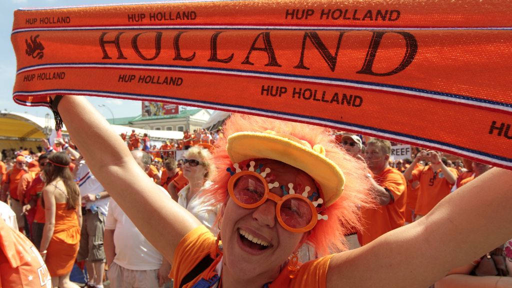 Colorido del norte en las gradas