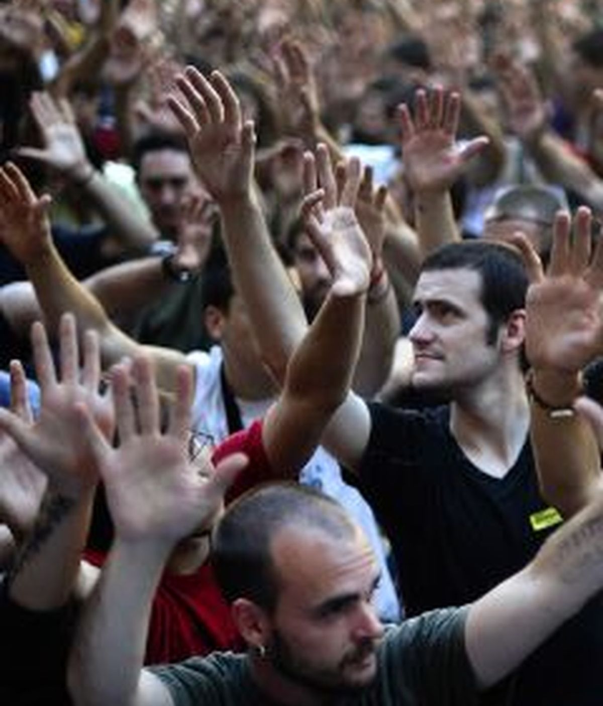 Los 'indignados' se volverán a manifestar en decenas de ciudades españolas este domingo. Foto: Gtres.