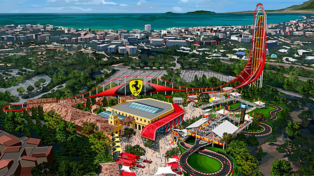 Así será el 'Ferrari Land' que la 'Scuderia' construirá en Port Aventura