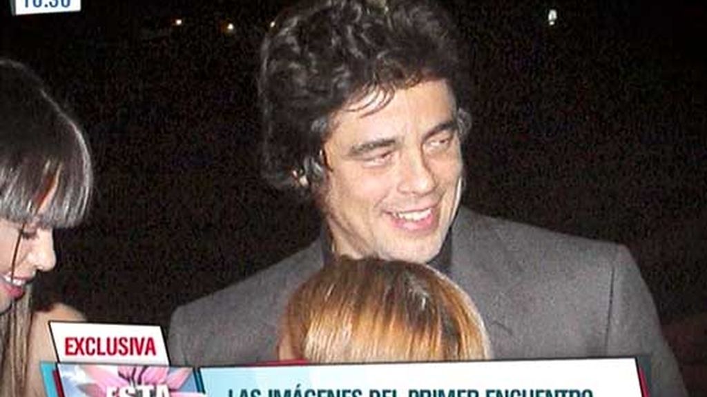 El primer encuentro de Isabel Sartorius y Benicio del Toro