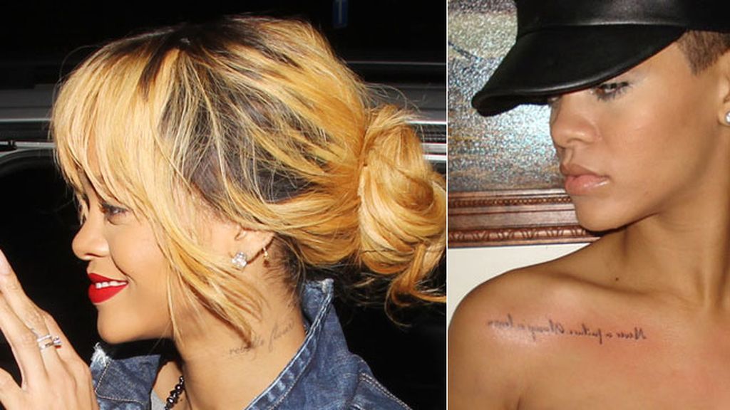 Romina Bellucccio, Megan Fox, Miley Cyrus... los tatuajes de frases lapidarias de las celebs