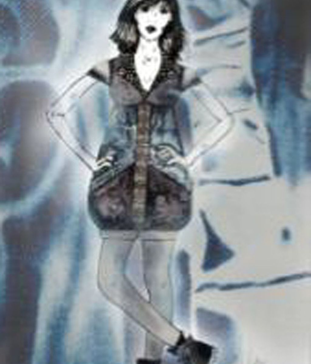 Los bocetos para el estilismo de Mercedes Milá en GH 12