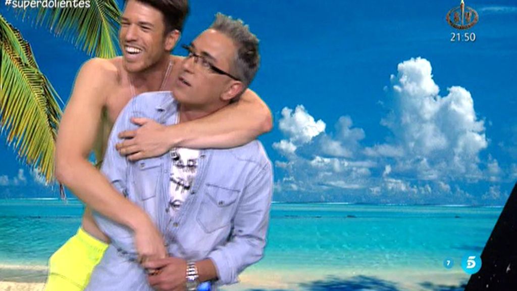 Fede, a Kiko: “Sé que querías verme sin camiseta”
