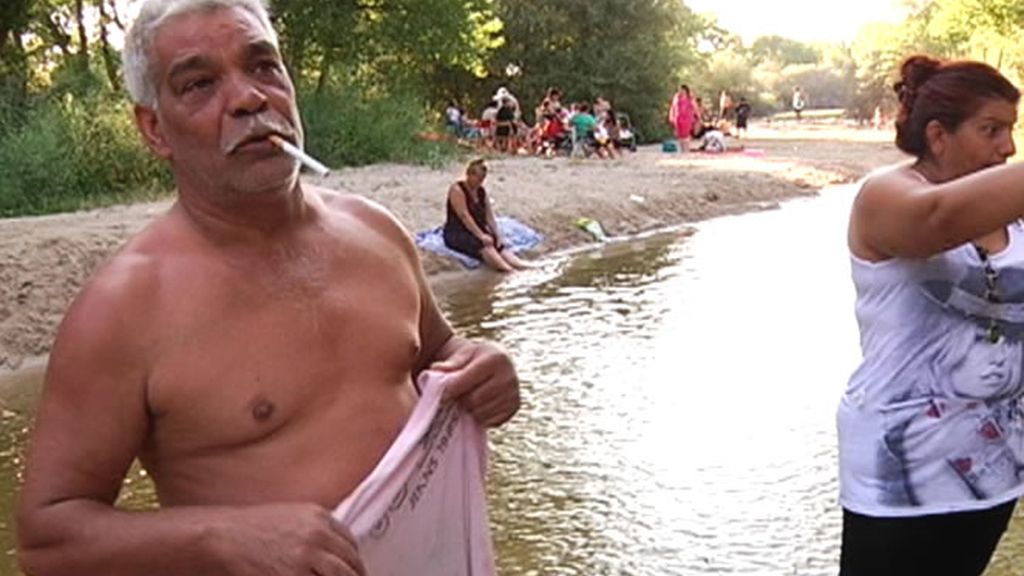 Baño en el Manzanares