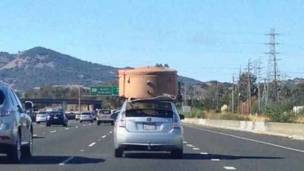 Coches que transportan de todo