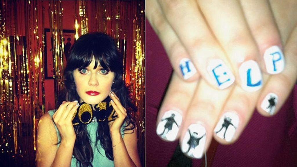 Uñas de famosas en Instagram