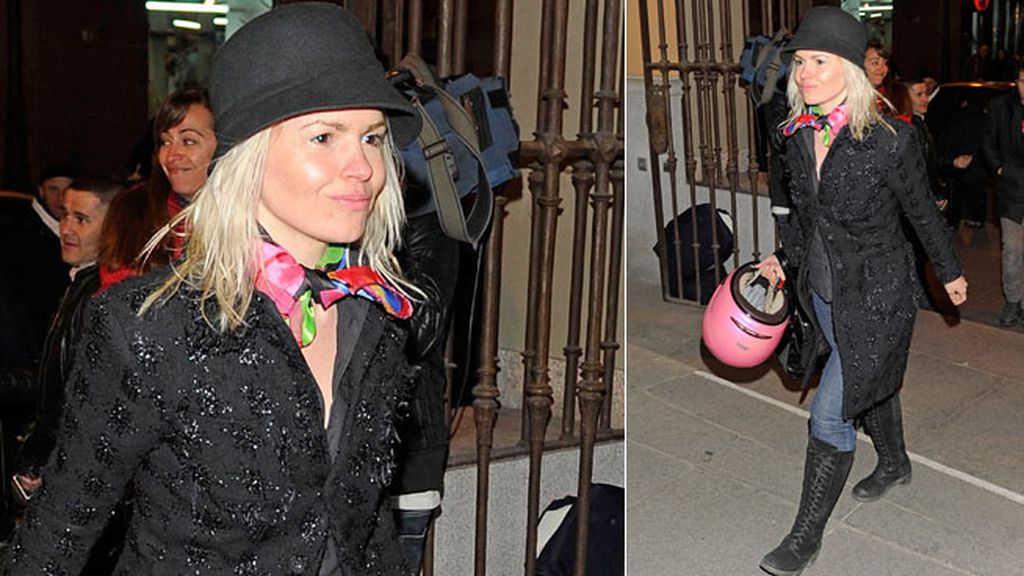 La actriz Lluvia Rojo