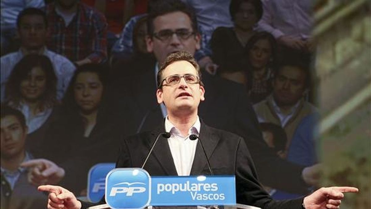 El presidente del Partido Popular Vasco, Antonio Basagoiti. EFE/Archivo