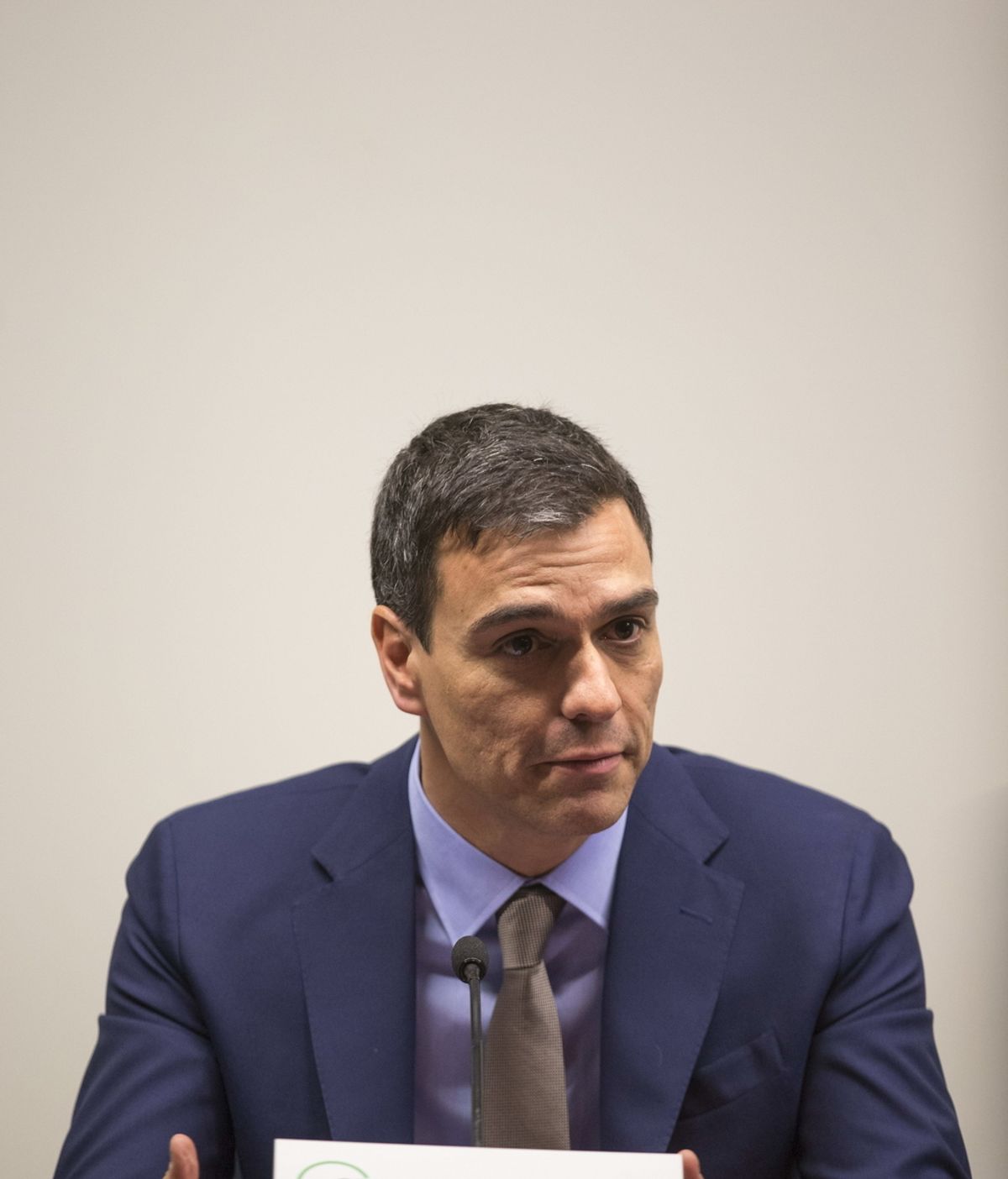 Pedro Sánchez, líder del PSOE