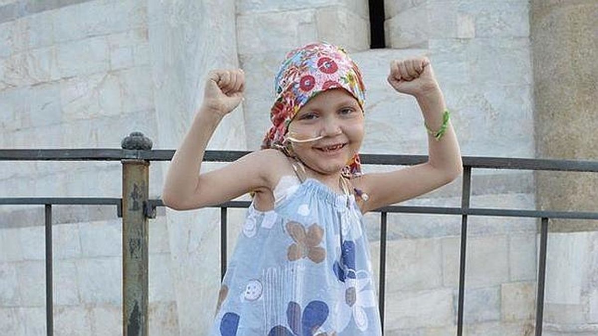Una niña de ocho años vence un extraño cáncer