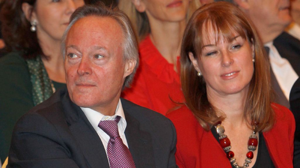 Josep Piqué y su mujer, Gloria Lomana