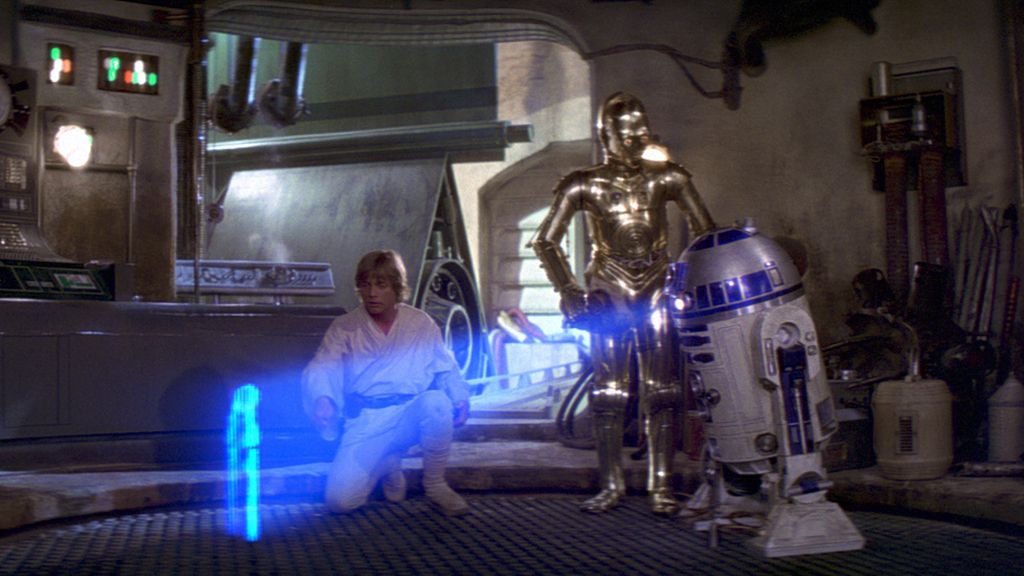 "Ayúdame Obi-Wan, eres mi única esperanza"