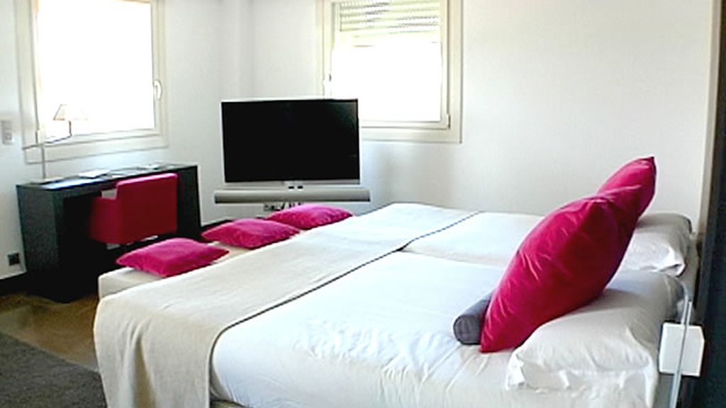 Habitación de un lujoso hotel