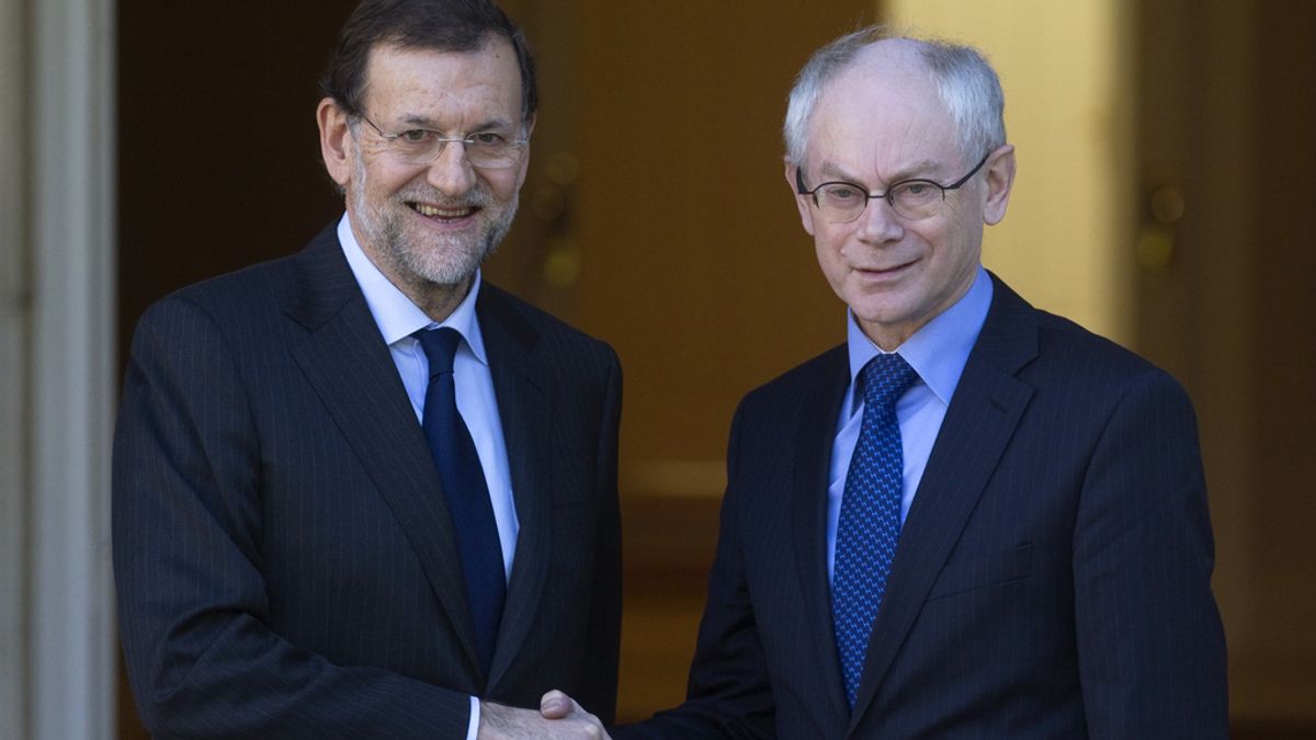 Rajoy y Van Rompuy piden un "término medio" entre ajustes y reformas