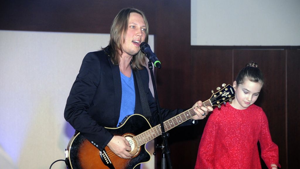 Otro de los artistas que amenizaron la cena