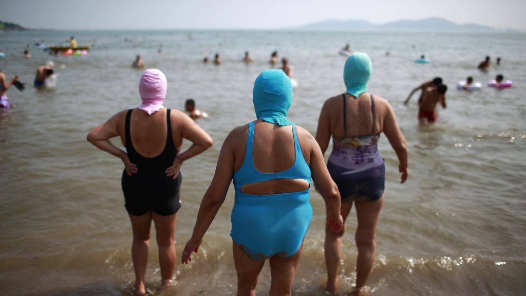 La última moda en China para protegerse del Sol