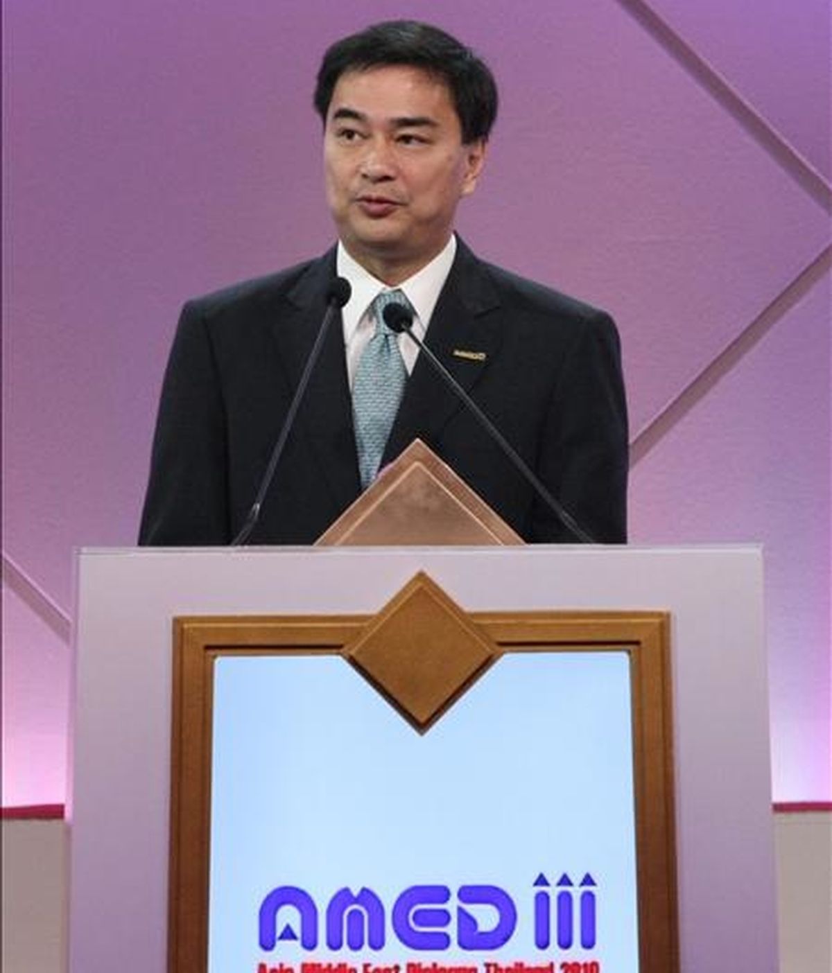 El primer ministro de Tailandia, Abhisit Vejjajiva. EFE/Archivo