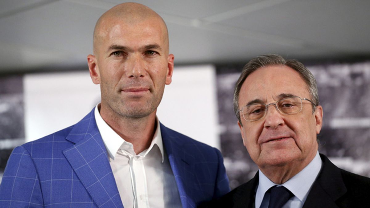 Florentino Pérez: "Zidane sabe lo duro que es este complicado banquillo"
