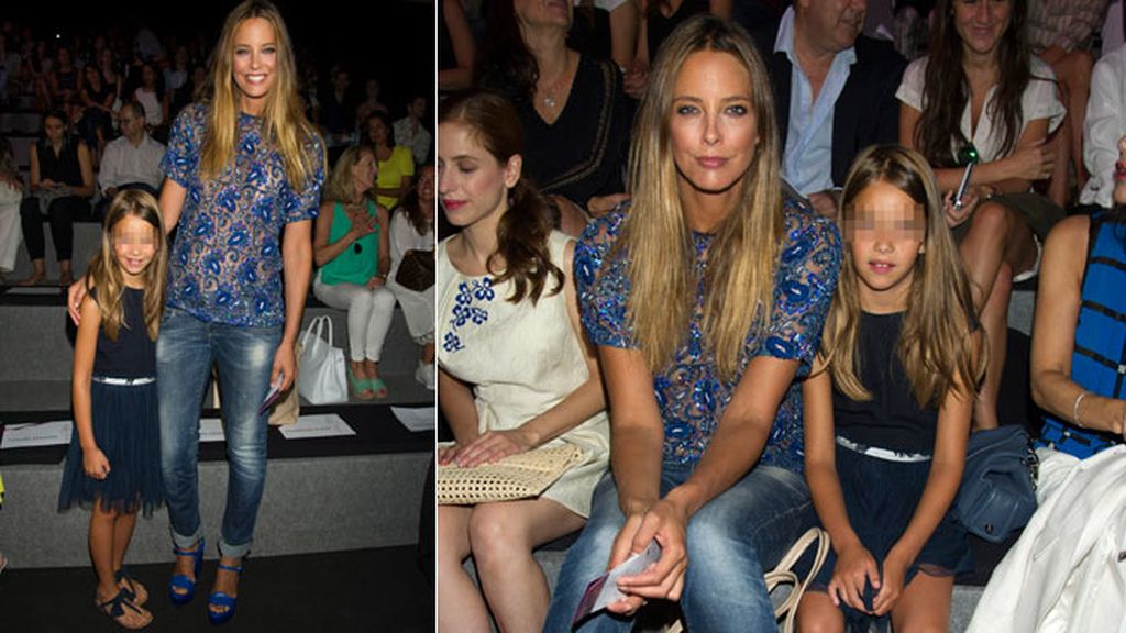 Estefanía Luyck en el desfile de Devota & Lomba