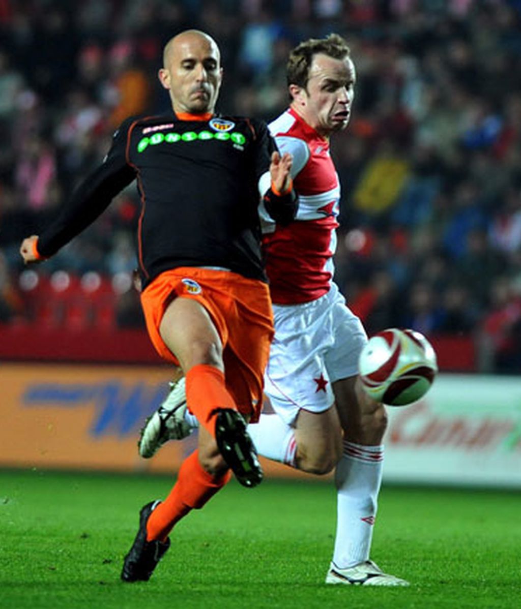 Slavia de Praga-Valencia, en imágenes